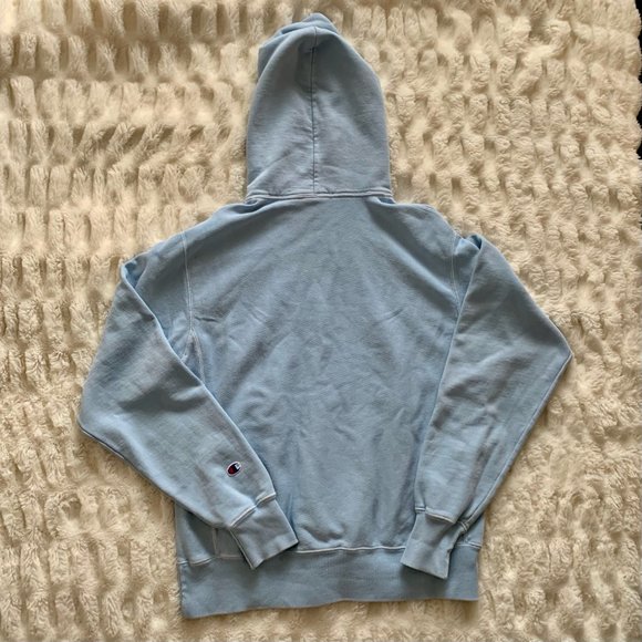 Champion | Sky Blue Hoodie Mens - Picture 2 of 5